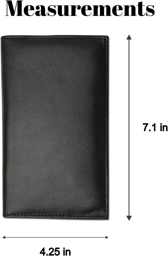 Marshal Bifold Leather RFID Blocking Wallet For Men & Women | Genuine Leather Holder With 19 Slots, 2 Bill Compartments 