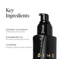 DIME Beauty Gentle Jelly Cleanser, Hydrating Facial Cleanser and Makeup Remover with Vitamin E, Sensitive Skin Face Wash, 4 Oz / 120 Ml