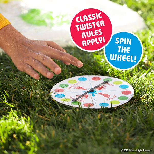 Hasbro Twister Splash â Summer Toys for Kids, 68 X 52 Inches