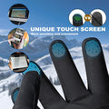 Winter Gloves for Men and Women, Thermal Touchscreen Warm Gloves with Windproof & Grip, for Running Cycling Skiing Hiking Driving Outdoor Sports