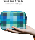E-Tree Cute Small Makeup Bag,Cosmetic Toiletry Make up Little Items Pouch for Purse,Zipper Mini Tech Charger Cable Electronic Organizer
