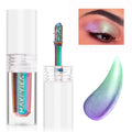 MAKI YIKA Glitter Liquid Eyeshadow Green Purple Color Shifting Eyeshadows Aurora
