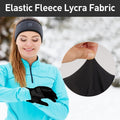 Arcweg Running Gloves Winter Thermal Anti-Slip Touchscreen Gloves Fleece Lining Gloves Men Women for Walking Cycling Driving Black Small-Medium