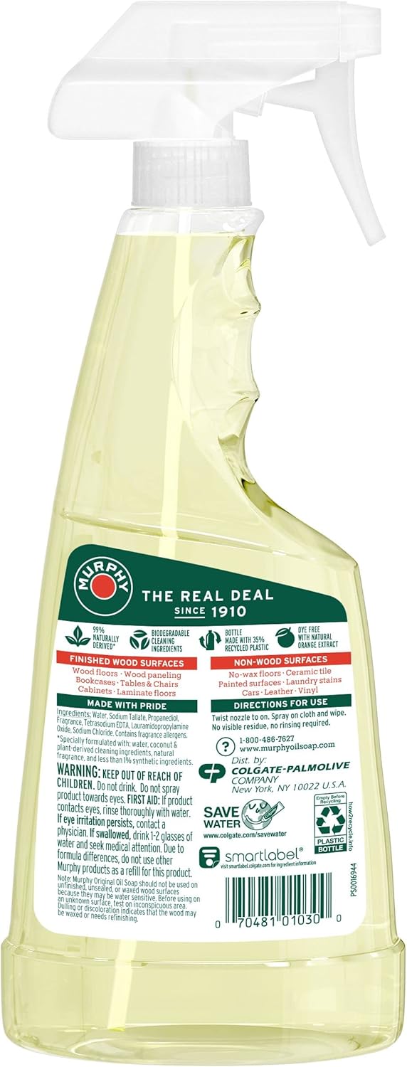 Murphy'S Oil Soap Wood Cleaner Spray with Orange Oil - 22 Fluid Ounce