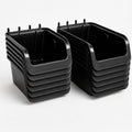 Wallpeg Made in USA Pegboard Bins - Kit PB-6 Hooks to Peg Board Panel Organize Hardware Arrange Accessories Workbench Tool Organizer Garage Stora