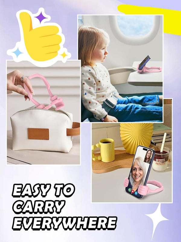 Cell Phone Holder Gifts for Teens Girls Boys Thumbs Up Lazy Phone Stand | Phone stand for desk cool gadgets fun birthday gifts for grandma women