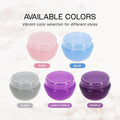 Beauticom 10G/10ML Frosted Container Jars with Inner Liner for Scrubs, Oils, Salves, Creams, Lotions, Makeup Cosmetics, Nail Accessories, Beauty