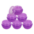 Beauticom 10G/10ML Frosted Container Jars with Inner Liner for Scrubs, Oils, Salves, Creams, Lotions, Makeup Cosmetics, Nail Accessories, Beauty