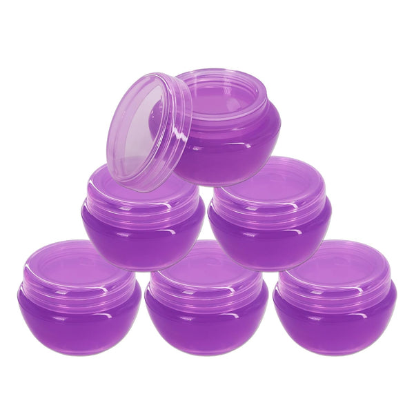 Beauticom 10G/10ML Frosted Container Jars with Inner Liner for Scrubs, Oils, Salves, Creams, Lotions, Makeup Cosmetics, Nail Accessories, Beauty
