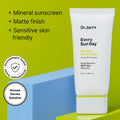 Dr.Jart+ Every Sun Day Mineral Korean Sunscreen SPF 50+ for Face with Zinc Oxide | Korean Skin Care | Travel Size, 1.69 Fl Oz