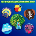 Nicmore Kids Sea Shell Art & Crafts: Glow in the Darkness Painting Kits Crafts for Age 4-6 4-8 8-12 Gift for Boys Girls Art Supplies Activities