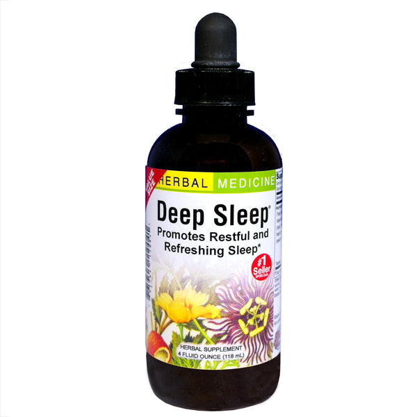 Herbs Etc. Deep Sleep Classic Liquid Extract - Herbal Supplement for Natural & Gentle Sleep Support - Restful Sleep Supplement with Passionflower,