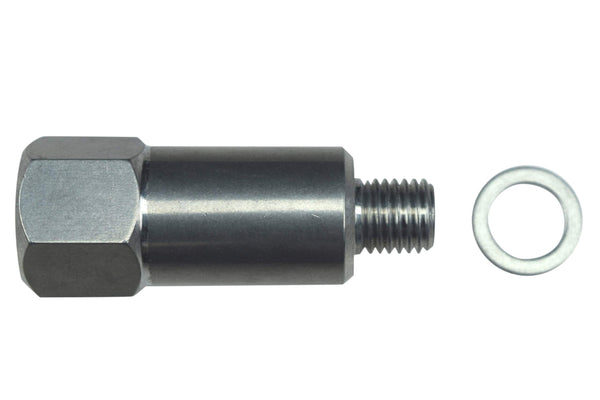 ICT Billet LS Engine Swap M12 1.5 Adapter to 3/8 NPT Extended Length Coolant Temperature Sensor Adapter Water LS Engine Swap LS1 LS3 LS2 LQ4 LQ9