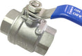 1" Female Ball Valve NPT Thread 316 Stainless Steel Full Port Ball Valve WOG1000 1 Inch