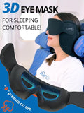 SARISUN Airplane Travel Pillow for Different Heights, Stable Head Support Black Airplane Seats with Headrest
