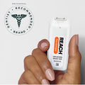 REACH Dentotape Waxed Dental Floss Tape, Unflavored, Extra Wide Floss, Shred & Frey Resistant, Plaque Remover for Teeth, Easy on Gums & Teeth,