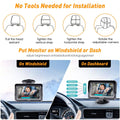 DoHonest Baby Car Camera HD 1080P - Rear-Facing Car Baby Monitor with Night Vision, Adjustable View Angle, Easy Setup, Anti-Glare Display, Safety