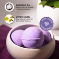 Nature'S Beauty Lavender & Rosemary Bath Bomb Multi-Pack - Luxury Fizzy Spa Bath Bomb to Help Calm, Soothe + Revive Dull and Dry Skin Made with
