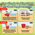 Nongshim Soon Veggie Ramyun Noodles, Signature Korean Instant Ramyun, Vegetable Flavored Broth, Vegan Noodles, Quick & Easy, Microwaveable Cup,
