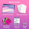 Skillmatics Foil Fun - Unicorns & Princesses, No Mess Art for Kids, Craft Kits & Supplies, DIY Creative Activity, Travel Toys, Gifts for Ages 4,
