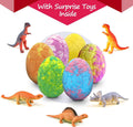 Easter Bath Bombs for Kids with Surprise Toys inside - Perfect Basket Stuffers, 12Pcs Dino Egg Bath Bombs Gift Set, Gentle and Kids Safe Bubble