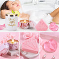 Birthday Gifts for Women Self Care Gift Set, Pink Relaxing Spa Gifts Basket Women Care Package Get Well Soon Gifts, Unique Mothers Day Presents