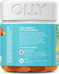 OLLY Prenatal Multivitamin Gummy, Supports Healthy Growth and Brain Development, Folic Acid, Vitamin D, Omega 3 DHA, Chewable Supplement, Citrus