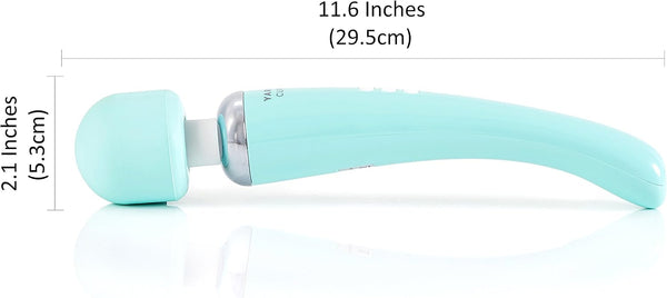 Yarosi Cordless Curve Therapeutic Device - 8 Powerful Speeds and 20 Patterns - for Muscle Aches and Sports Recovery - Rechargeable - Travel
