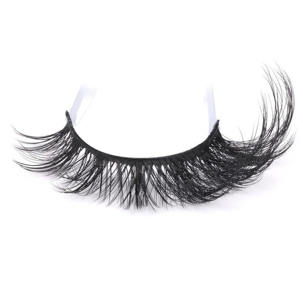 False Eyelashes Wispy Lashes Natural Look Fake Eyelashes Cat Eye Lashes Mink Fluffy Strip False Lashes Fox Eye Lashes Pack 7 Pairs ALICROWN C-