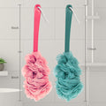 Evmliy Back Scrubber for Shower, Loofah Sponge Brush Exfoliating Body, Long Handle Scrub Brush for Shower with Loofah on a Stick for Back Use,