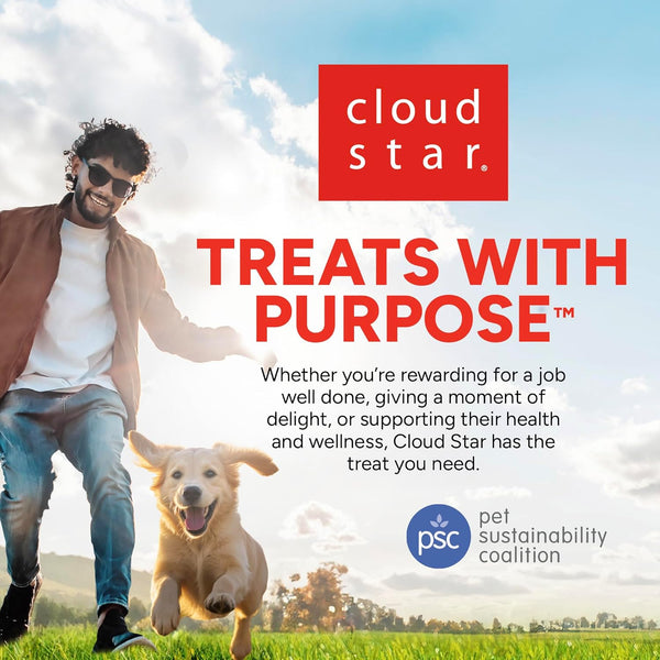 Cloud Star Dynamo Dog Soft Chews Hip & Joint Grain Free Dog Treats, Bacon & Cheese, 14 Oz. Pouch