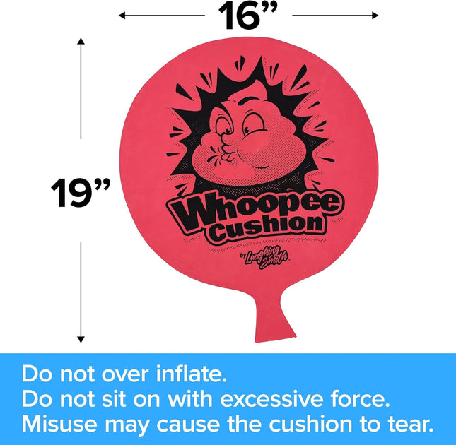 Laughing Smith Jumbo Sized 16 Inch Whoopee Cushion - Giant Whoopee Fart Toy for 