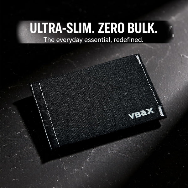 Microfiber Waterproof RFID Slim Bifold Wallet for Men - Minimalist Front Pocket Card Holder Holds up to 10 Cards and Cash, Dark Blue