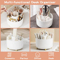 fanado 360° Rotate Makeup Brush Holder Organizer, Makeup Organizers Countertop, Makeup organization and Skincare Storage for Vanity, Desktop,