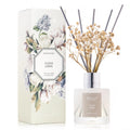 Airkeep Reed Diffuser Set,3.38 Fl Oz (100 Ml) - Clean Linen Oil Diffusers with 8 Reed Sticks,Home Fragrance Reed Diffuser for Bathroom Shelf Decor