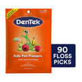 Dentek Kids Fun Flossers, Floss Picks, Removes Food & Plaque, 90 Count