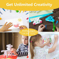 BEIBOON 100 Sheets Drawing Paper for Kids 9"" X 12"" Art Craft Paper for Drawing, Painting, Doodles and Sketching, White100P