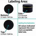 SONVIIBOX 24 Pack 8oz Candle Tins,Black Candle tins for Making Candles Bulk,8 oz Candle Jars,Tin Jars for Candle Making,Metal tin Jars (Black) 8