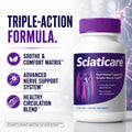 Vita Sciences Sciaticare Nerve Soothing Supplement Vitamins with Natural R-ALA Form 40X Strength, NOT Synthetic Alpha Lipoic Acid (ALA) - Lower