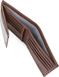 Timberland Men'S Leather Passcase Trifold Wallet Hybrid, Cognac (Hundson), One Size