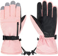 American Trends Ski Gloves for Men Women Waterproof Snow Ski Gloves for Winter Snowboard