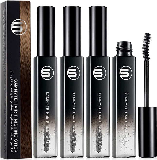 Samnyte Hair Finishing Stick, (4 Pack) Flash Moment Flyaway Control and Shiny Ma