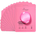 VIABEAUTY 12 Pack of Collagen Face Mask with Ceramides - Rejuvenating Facial Sheet Mask, Reduce Wrinkles & Fine Lines - Face Masks Skincare