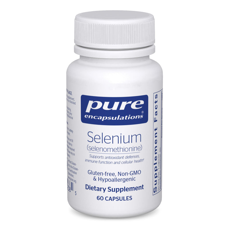 Pure Encapsulations Selenium - 200 mcg - for Healthy Cellular Function, Immune System & Antioxidant Defenses* - Mineral Supplement - Vegan &