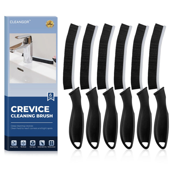 Crevice Cleaning Brushes, Cleaner Scrub Brush Tool for Hard to Reach Tight Space, Home Essentials, Cleaning Supplies for Shower, Bathroom,