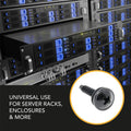 10-32 Rack Screws 50-Pack - Versatile Server Rack Accessories for Network Cabinets, Audio Mounts, Studs and Recording Studio Includes Nylon