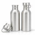 Yopay 2 Pack Sports Water Bottle, 12OZ Single Walled 18/8 Stainless Steel Water Bottle for Cyclists, Runners, Hikers, Beach Goers, Picnics,