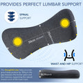 Hapiclody Lumbar Support Pillow for Sleeping Memory Foam Lumbar Pillow for Lower Back Pain Relief Back Support Pillow for Side,Back and Stomach
