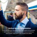 TOZO NC2 Hybrid Active Noise Cancelling Wireless Earbuds, In-Ear Detection Headphones, IPX6 Waterproof Bluetooth 5.3 Stereo Earphones, Immersive