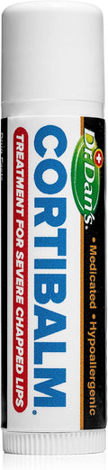 Dr. Dan's Cortibalm - 1 Pack - for Dry Cracked Lips - Healing Lip Balm for Severely Chapped Lips - Designed for Men, Women and Children 1 Count
